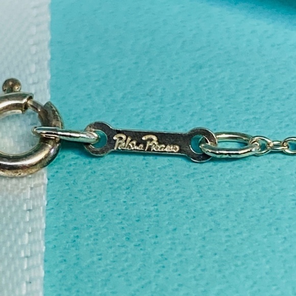 Authentic Tiffany & Co loving heart Picasso .925 sterling silver 16”  box nice - Picture 3 of 8